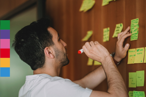 Decoratieve afbeelding brainstorm